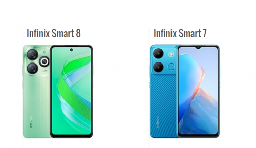 Las principales diferencias entre Infinix Smart 8 y el Infinix Smart 7