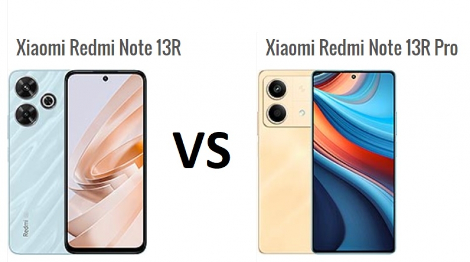 Principales différences entre le Xiaomi Redmi Note 13R et le Xiaomi Redmi Note 13R Pro
