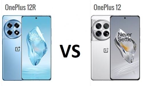 Main differences between the OnePlus 12R and OnePlus 12